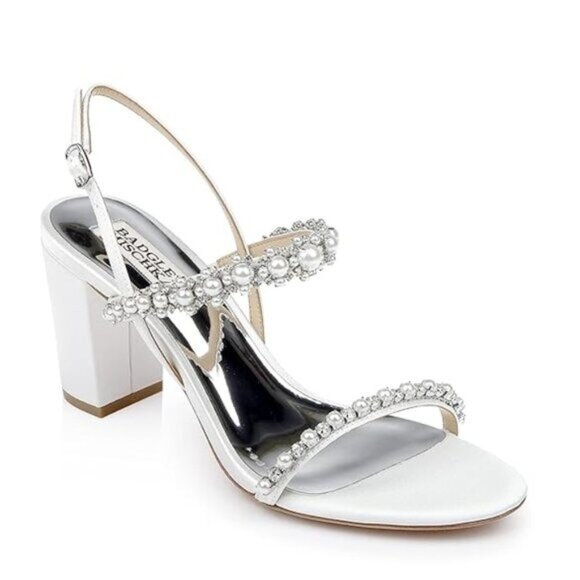 New Badgley Mischka Natasha Block Heels - Picture 1 of 9